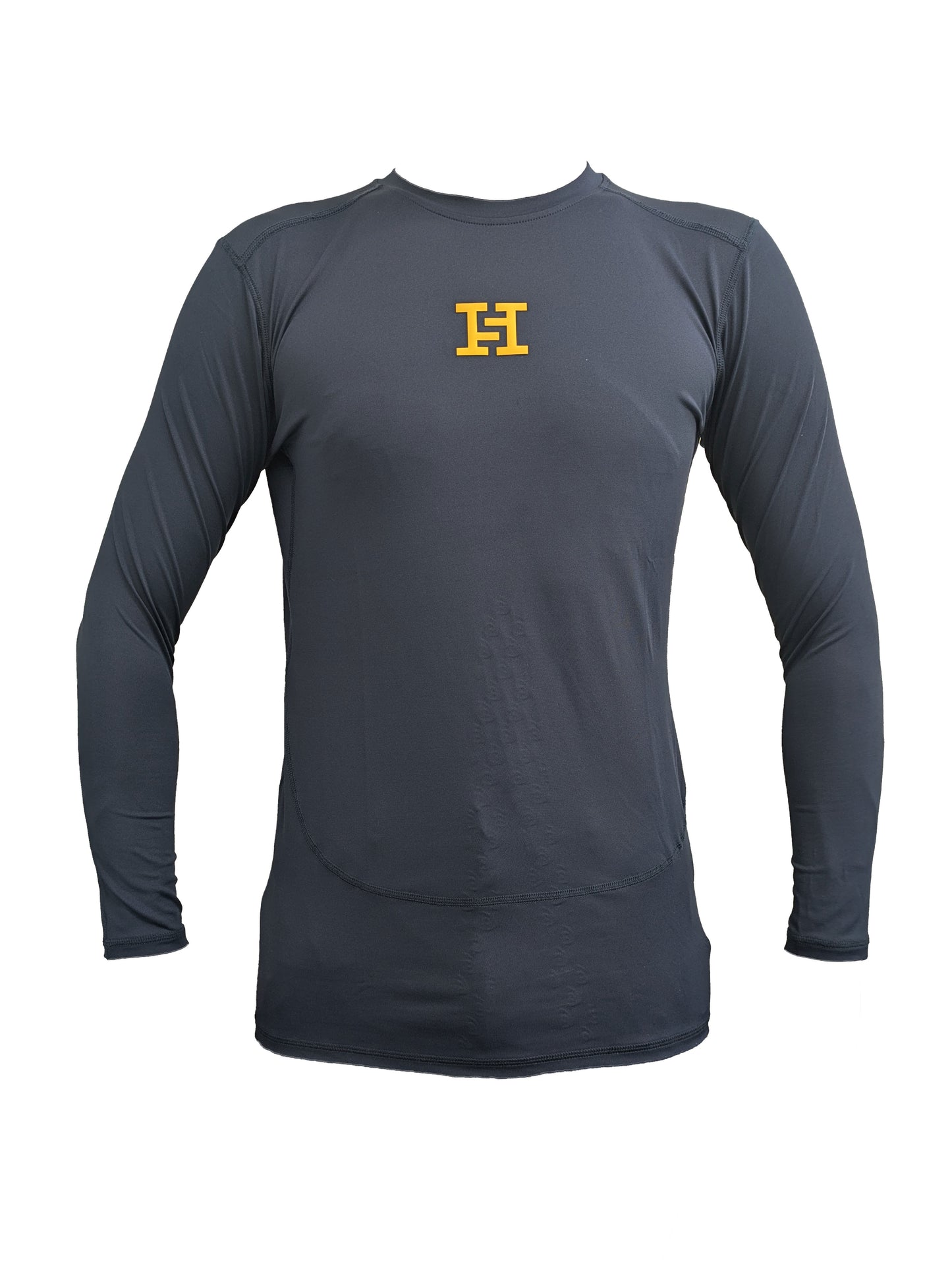 Super Heroes Undershirt Long Sleeve Adult General Navy Navy Round Neck All Seasons