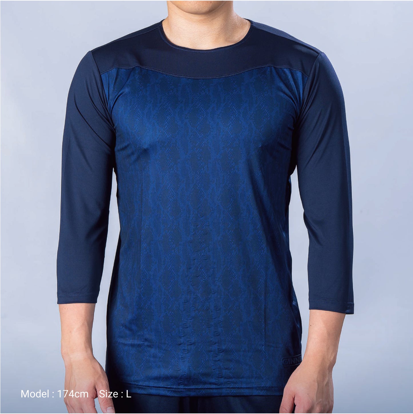 [Limited] Super Heroes Undershirt 3/4 Sleeve Navy
