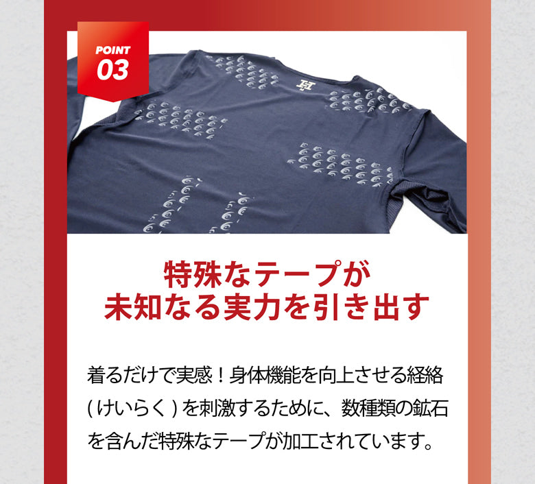 【限定】スーパーヒーローズ アンダーシャツ 七分袖 ネイビー